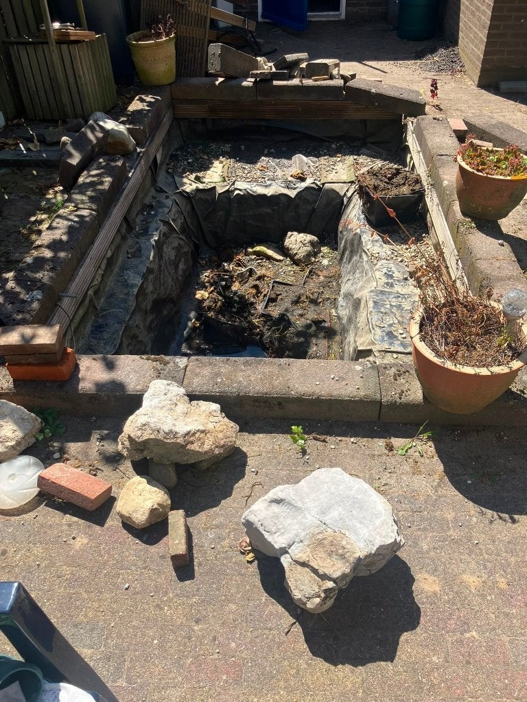 stenen, Ophalen, Gebruikt, 10 m² of meer, Beton