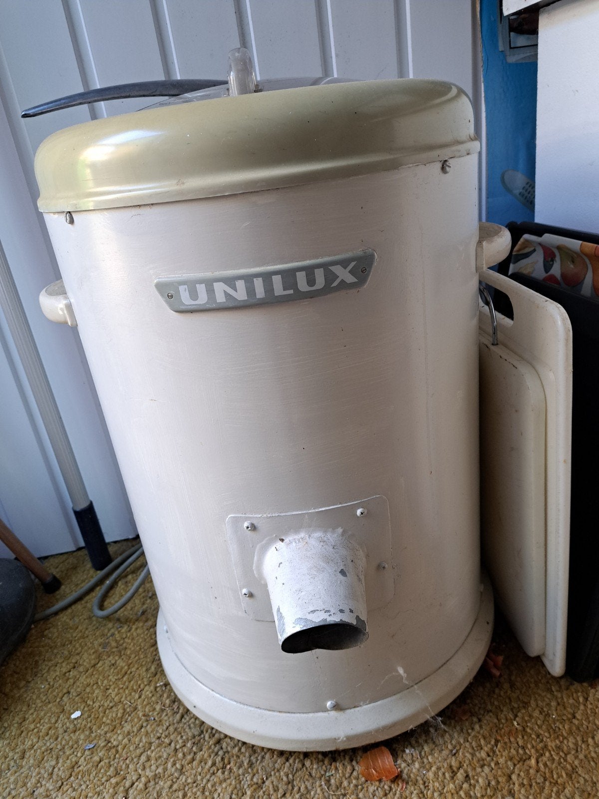Vintage Unilux centrifuge / droogzwierder (jaren '50/', Ophalen, Minder dan 85 cm, Minder dan 4 kg, Minder dan 1200 toeren