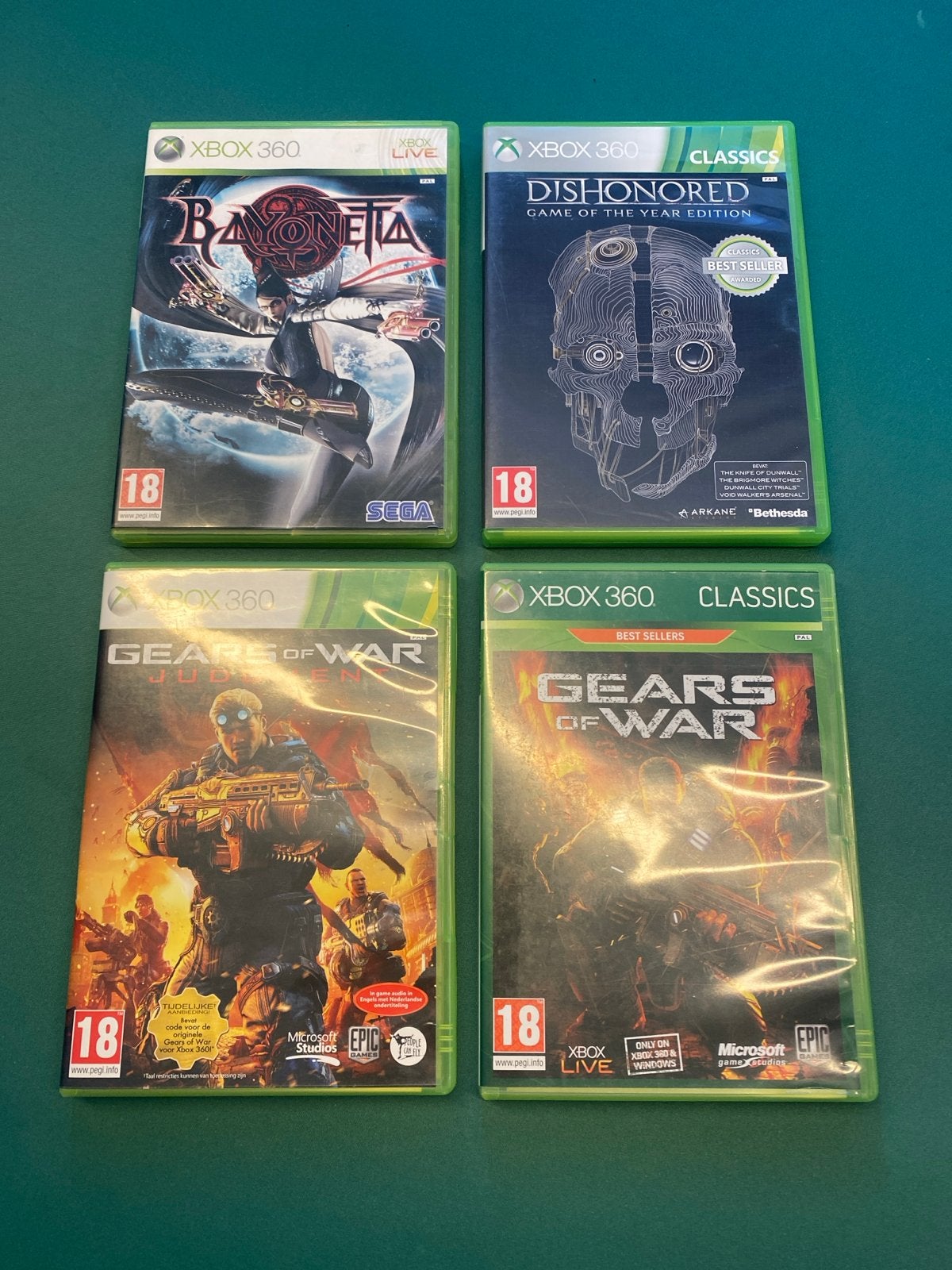 Xbox 360 Games: Bayonetta, Dishonored, Gears of War, Avontuur en Actie, Online, Gebruikt, Vanaf 18 jaar
