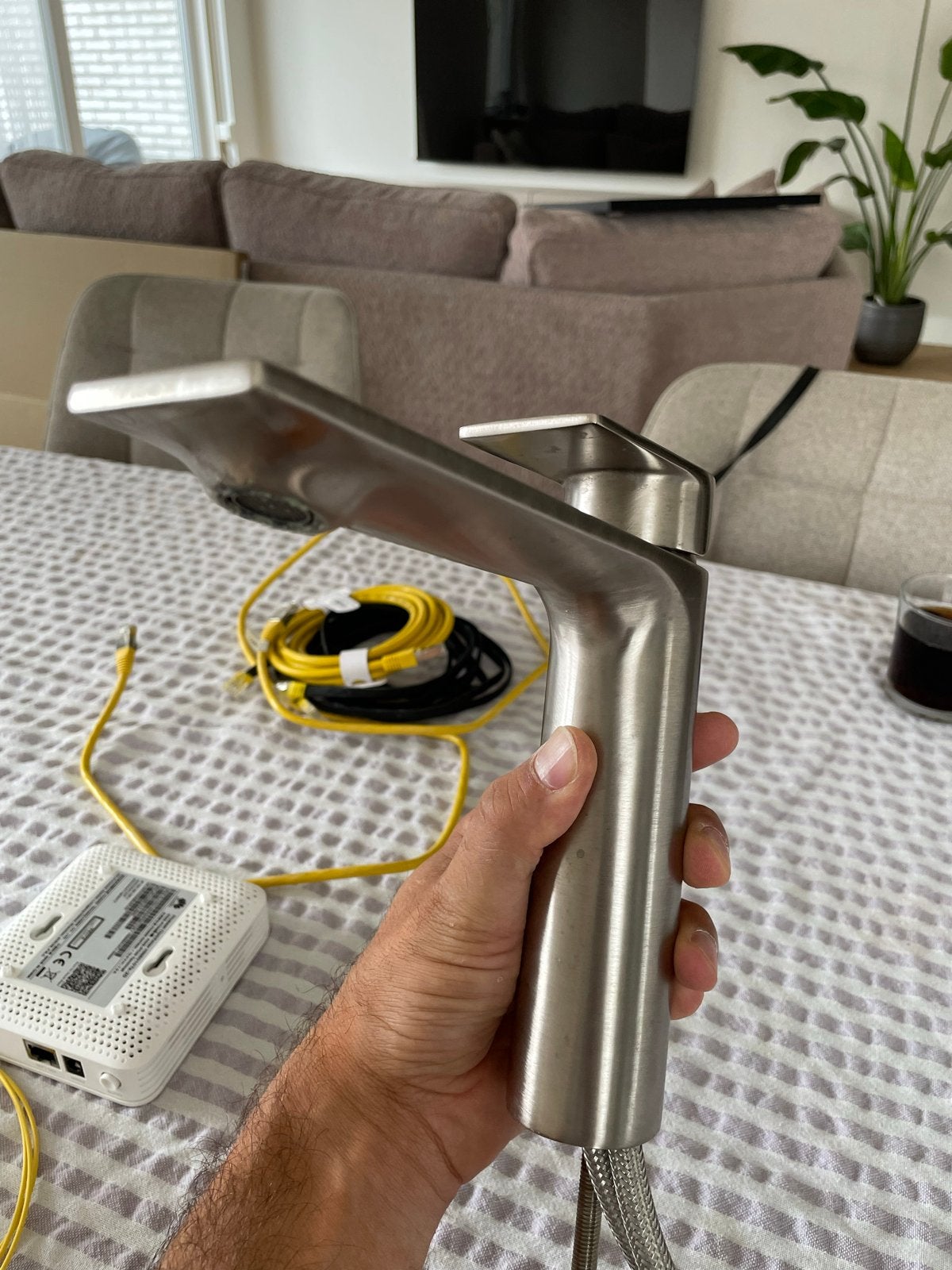 Moderne RVS Badkamer Kraan - Zo goed als nieuw, Ophalen, Zo goed als nieuw, Rvs, Kraan