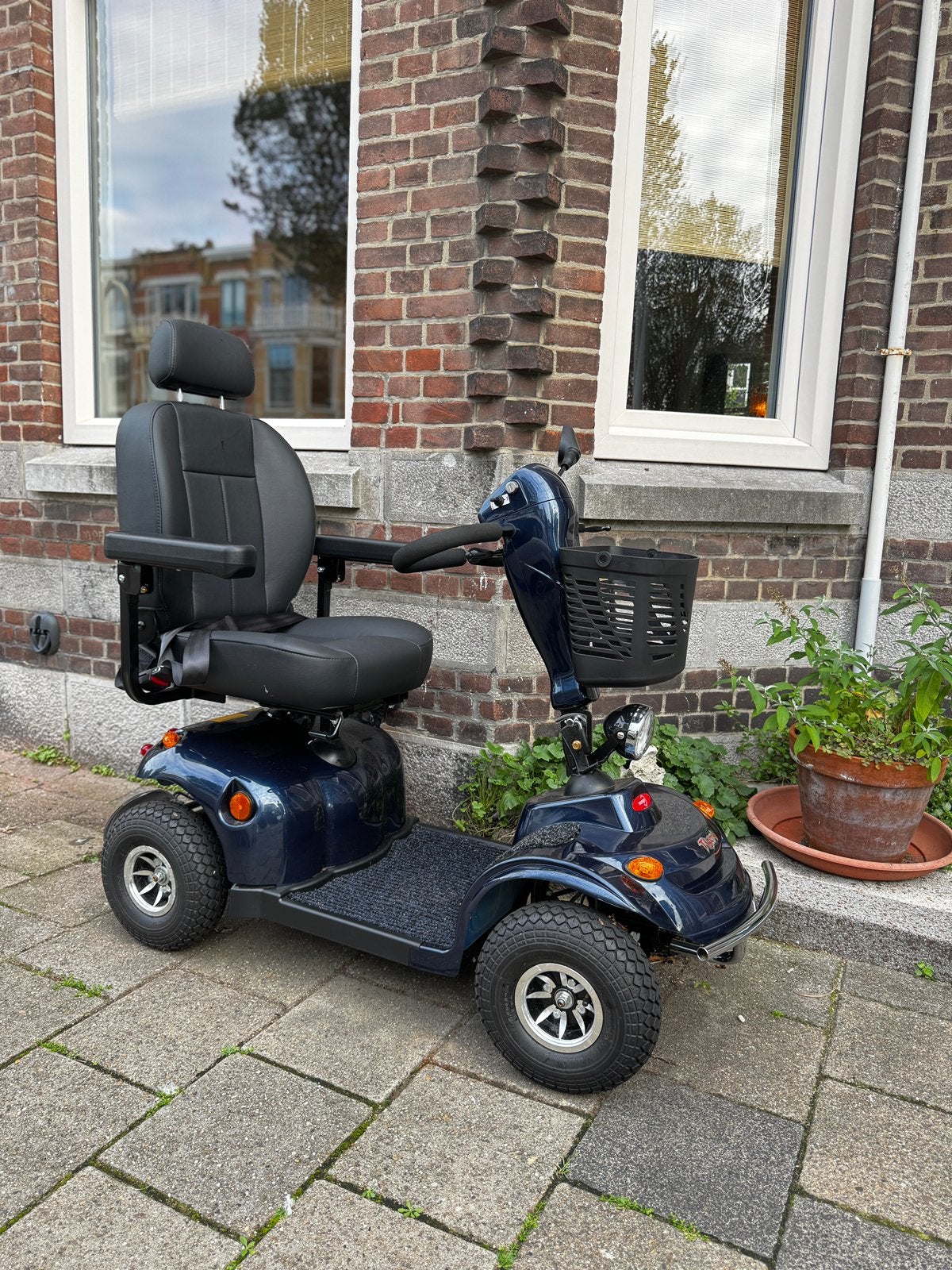 Zgan Scootmobiel Mango Tiger 4 blauw, Diversen, Ophalen, Zo goed als nieuw, 16 km/u of meer, Mango