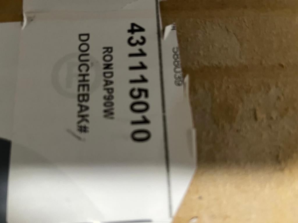 Sealskin Douchebak Rond 90cm - Nieuw in doos, Ophalen of Verzenden, Nieuw, Met douche