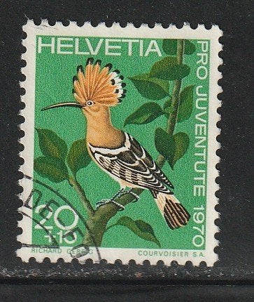 Zwitserland 1970 - Pro Juventute - Vogels, Ophalen, Gestempeld