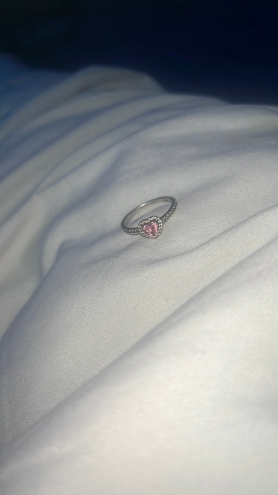 Pandora ring roze maat 56mm, Sieraden, Tassen en Uiterlijk, Ophalen of Verzenden, Zo goed als nieuw, Zilver, Pandora