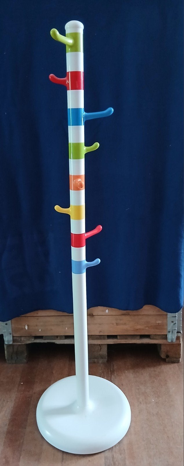 IKEA kapstok, staand model, kleurige haken, vintage, Huis en Inrichting, Woonaccessoires | Kapstokken, Ophalen, Kunststof, Gebruikt