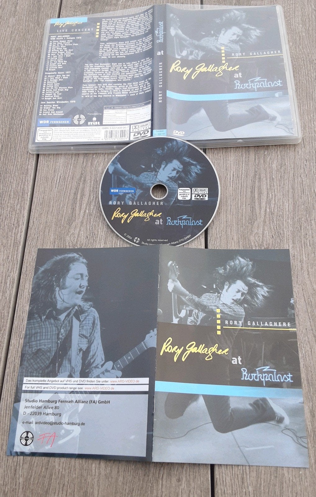Rory Gallagher at Rockpalast Live Concert DVD, Alle leeftijden, Ophalen of Verzenden, Gebruikt, Concert