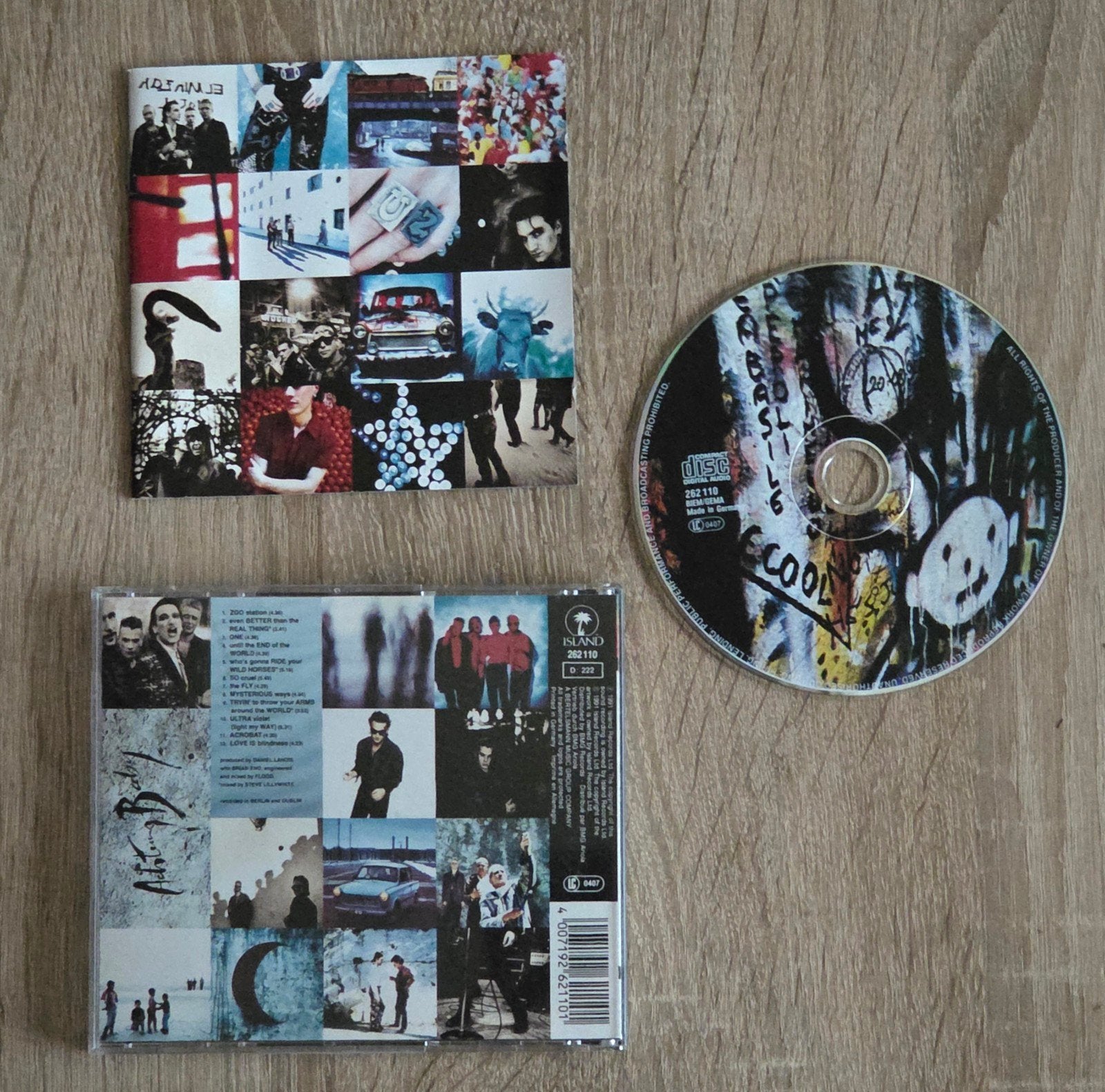 U2 - Achtung baby, Ophalen of Verzenden, Gebruikt
