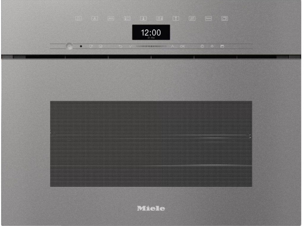Miele DGC7445HCX PRO GRGR -  Combistoomoven - 45cm - Grafiet, Witgoed en Apparatuur, Ovens, Ophalen, Hete lucht, Nieuw, Inbouw