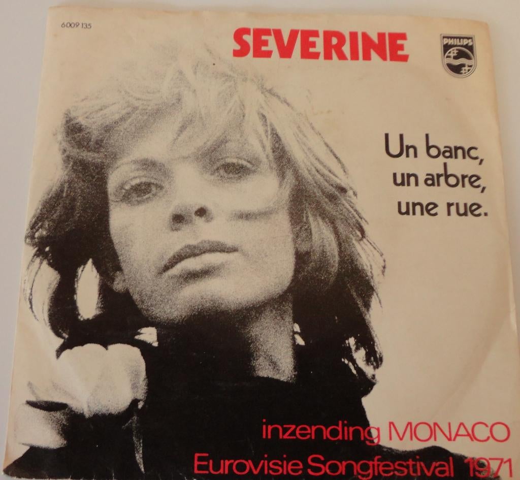 Severine > Un banc un arbre un rue, Gebruikt, 7 inch, Single, Ophalen of Verzenden