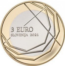 3 euro slovenie, Ophalen of Verzenden, Slovenië, Overige waardes, Losse munt