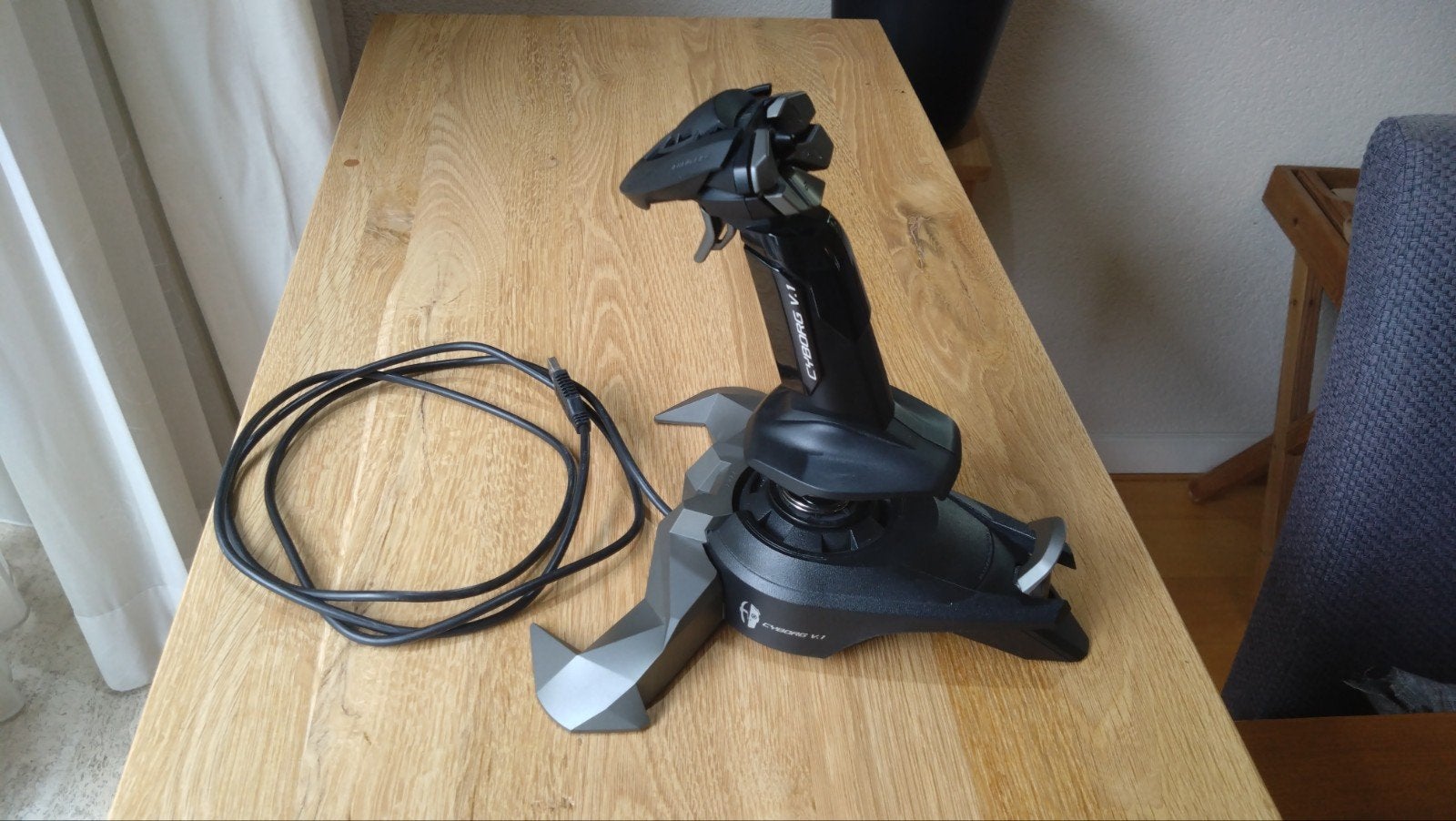 Madcatz Cyborg V1 Flight Stick, Computers en Software, Ophalen of Verzenden, Gebruikt, Madcatz
