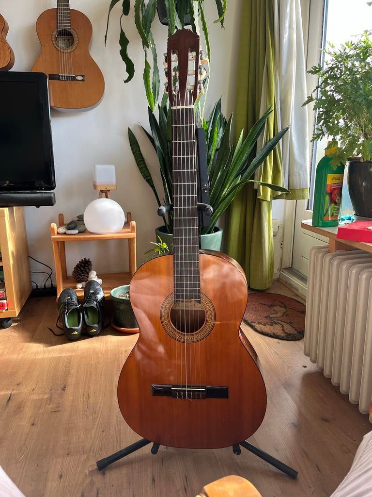 Gitaar Aria made in Japan, jaren '70 met Boston standaard, Muziek en Instrumenten, Snaarinstrumenten | Gitaren | Akoestisch, Ophalen