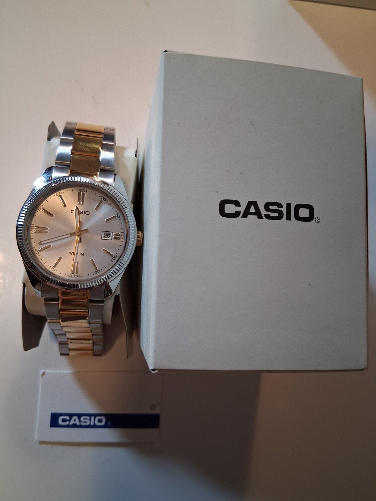 Casio horloge, Ophalen of Verzenden, Zo goed als nieuw, Staal, Overige merken