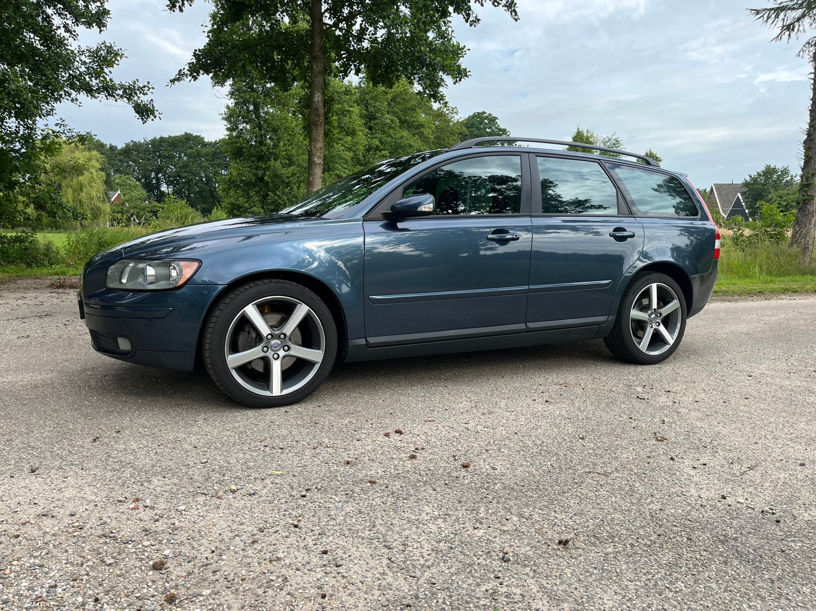Volvo V50 2.4 170PK Summum, Auto's, Voorwielaandrijving, 1362 kg, 700 kg, Blauw