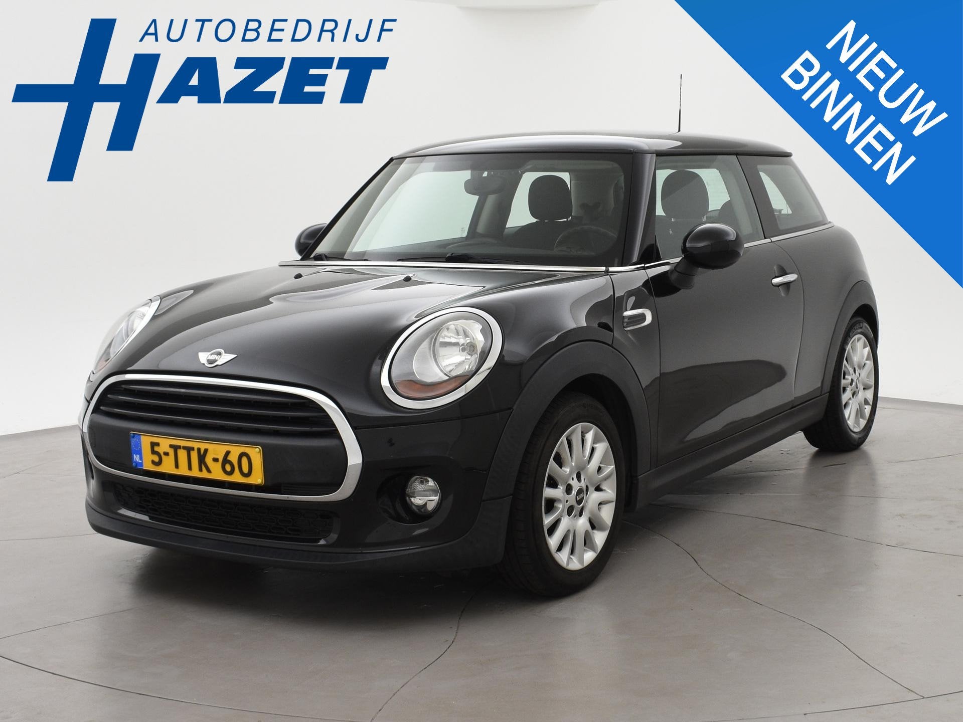 MINI 3-Deurs 1.2 6-BAK ONE SALT 3-DEURS NIEUW MODEL + AIRCO, Voorwielaandrijving, Gebruikt, 4 stoelen, 1198 cc