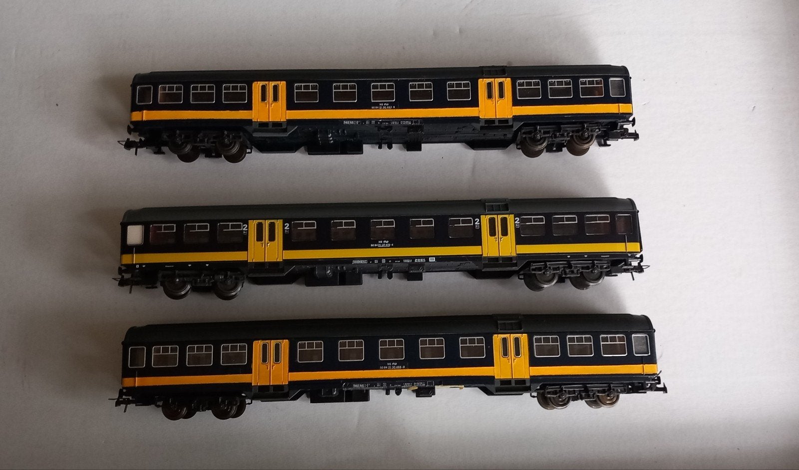 Te koop 3x roco benelux wagons ho Wisselstroo, Wisselstroom, Gebruikt, Verzenden, Wagon