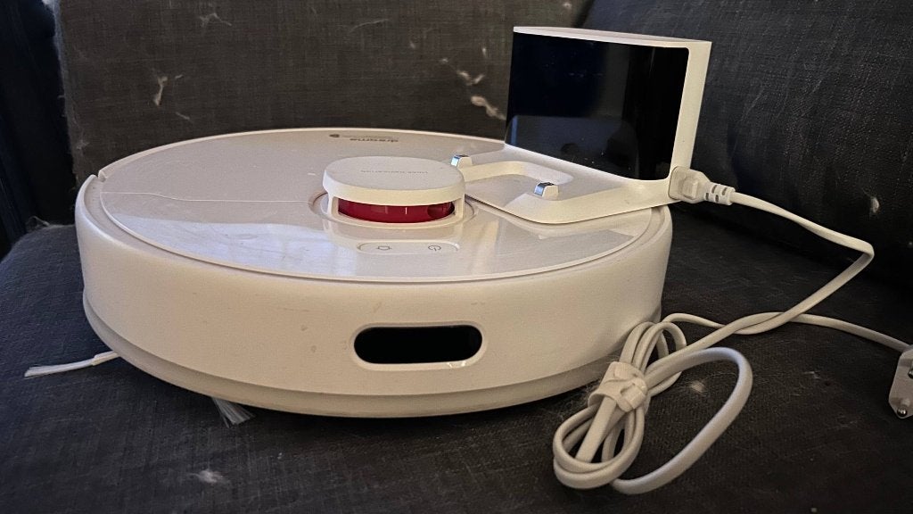 Robotstofzuiger Dreame D9Max met dweilfunctie borstel defect, Ophalen, Dweilfunctie, Gebruikt, Dreame