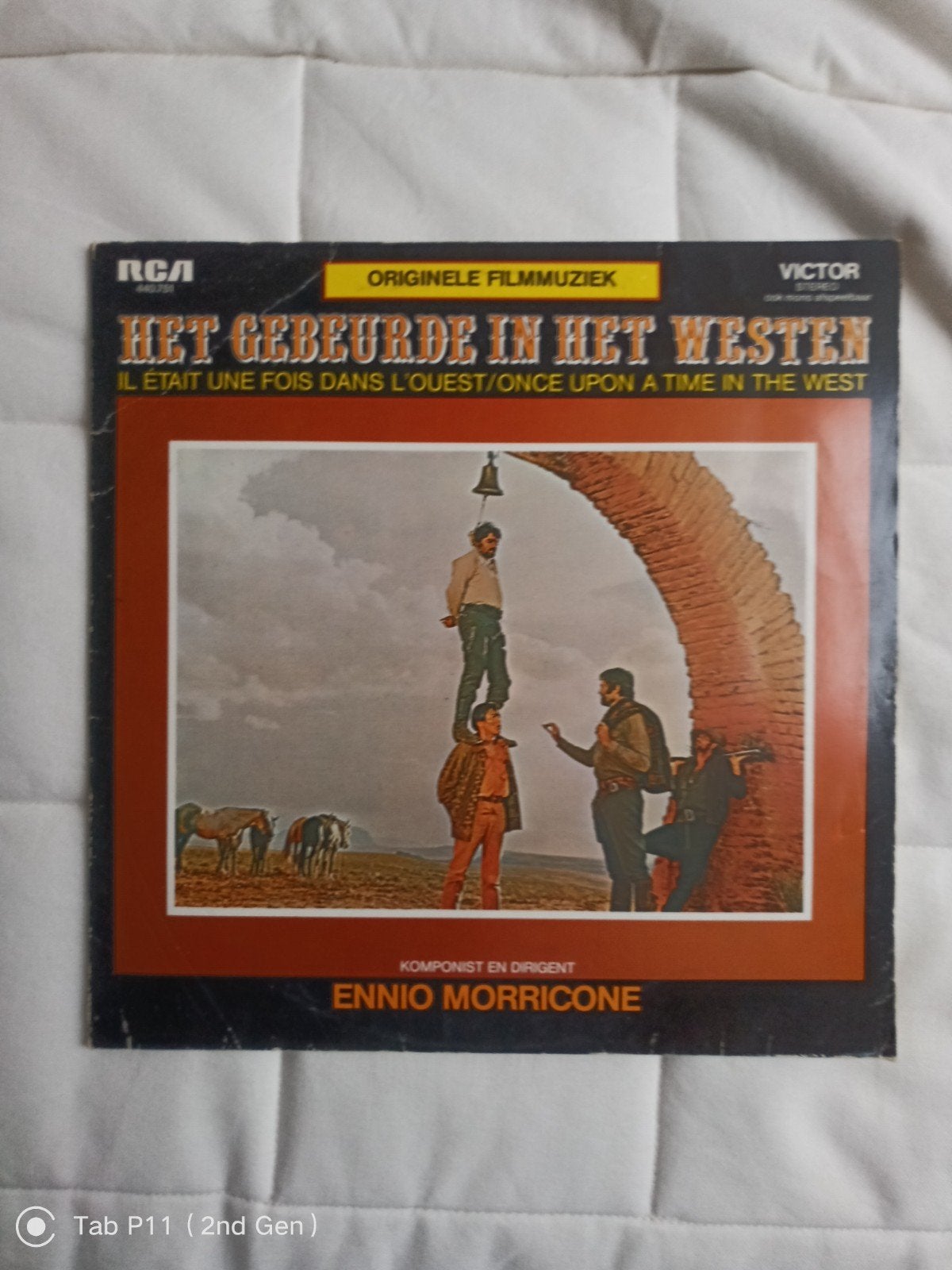 Het Gebeurde In Het Westen - Ennio Morricone LP, Cd's en Dvd's, LP, Film en Theater, Gebruikt, Ophalen of Verzenden
