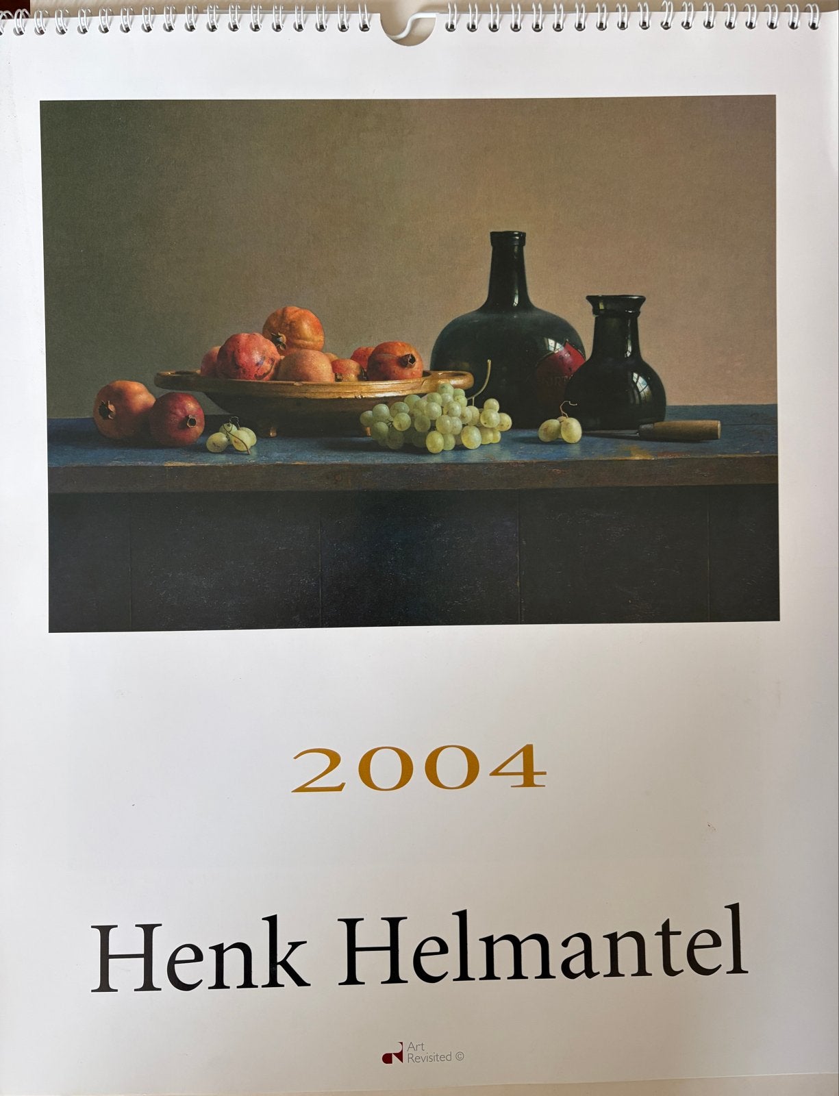 Kalender voor het jaar 2004 met werk van Henk Helmantel, Diversen, Ophalen of Verzenden, Maandkalender