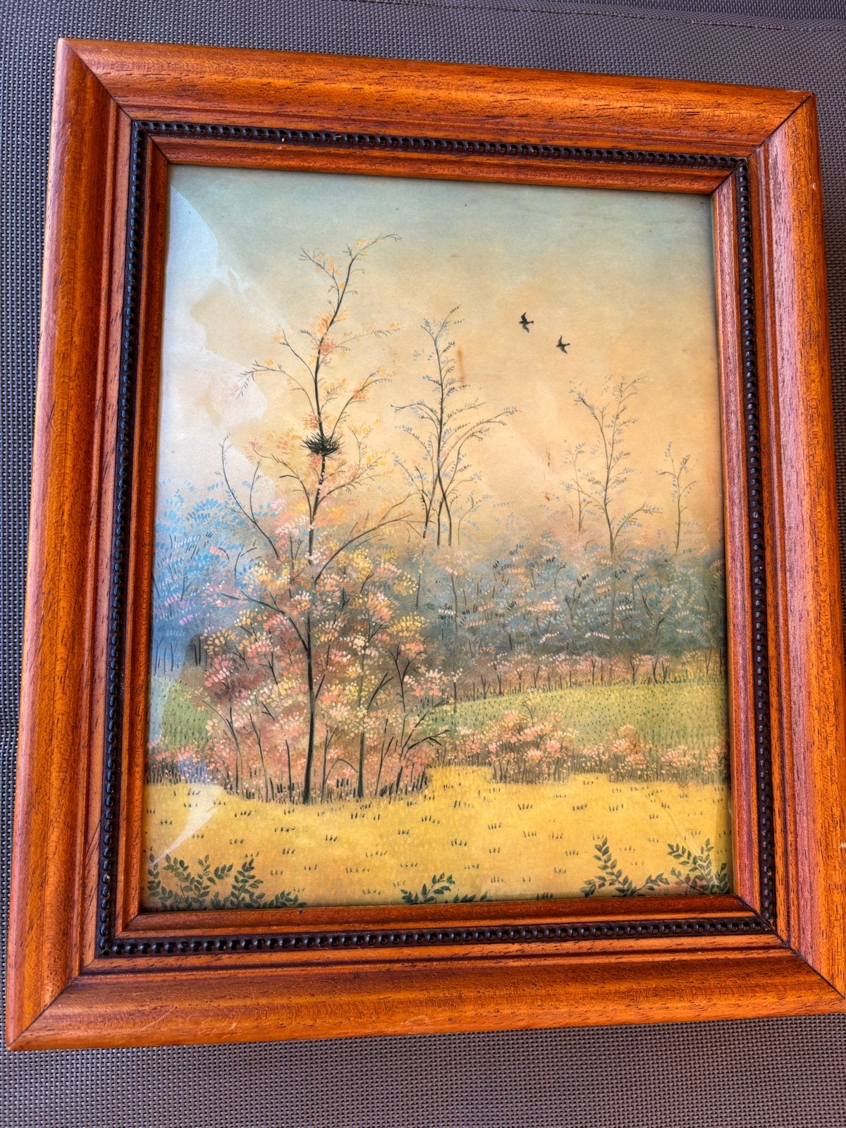 Lentelandschap Schilderij Maria Antonia met Sleutelkast, Antiek en Kunst, Kunst | Schilderijen | Klassiek, Realistisch, Ophalen of Verzenden