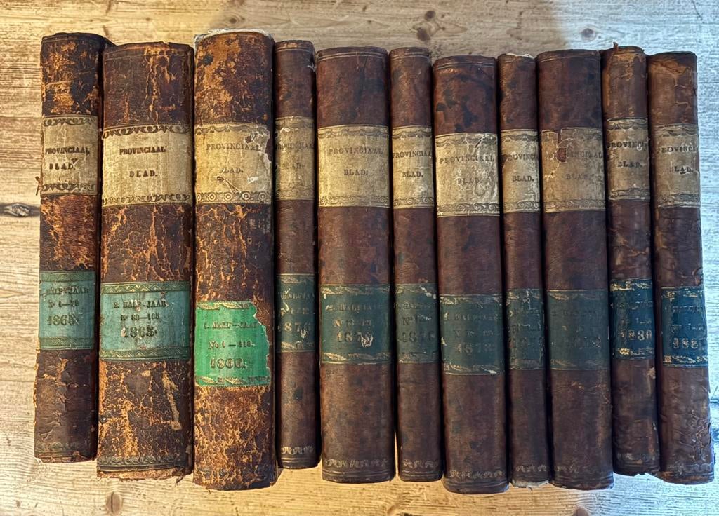 Antieke boeken Provinciaal Blad Limburg 1865 t/m 1881, Ophalen