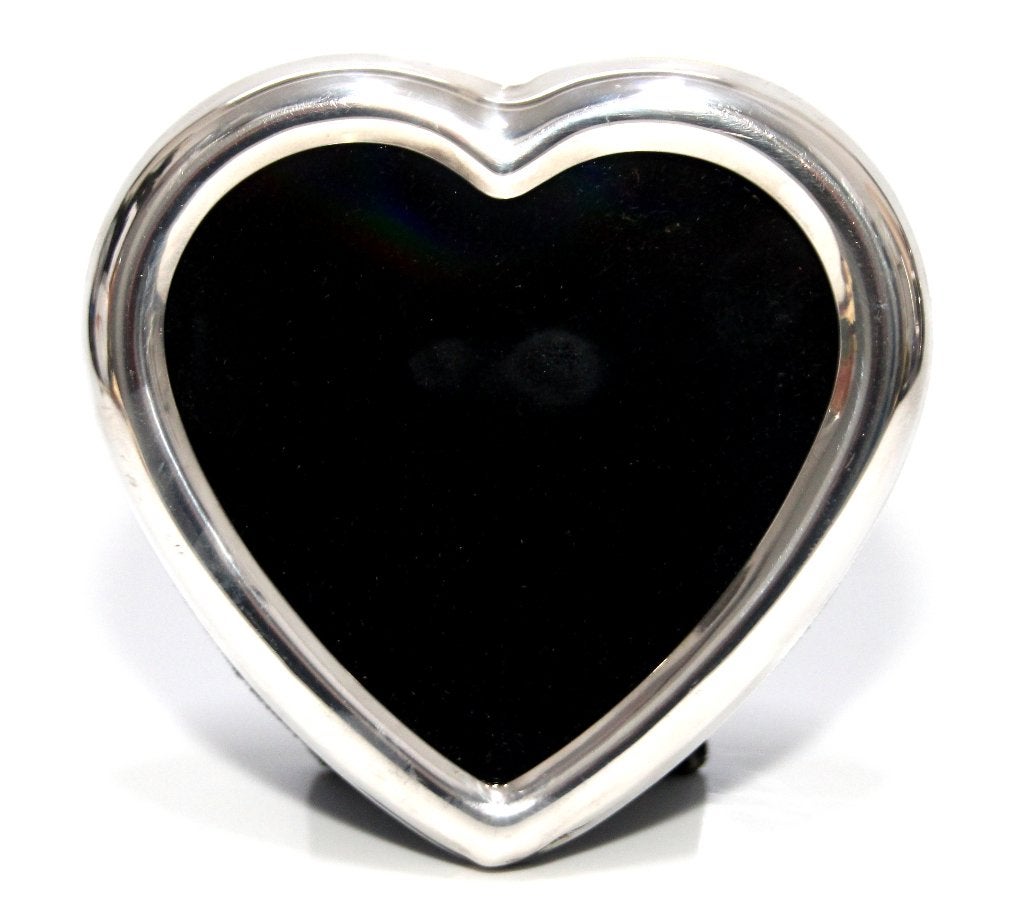 Schitterend Medium Hart 900/1000 Zilver Fotolijst 9.5 x 9.5, Antiek en Kunst, Ophalen of Verzenden, Zilver