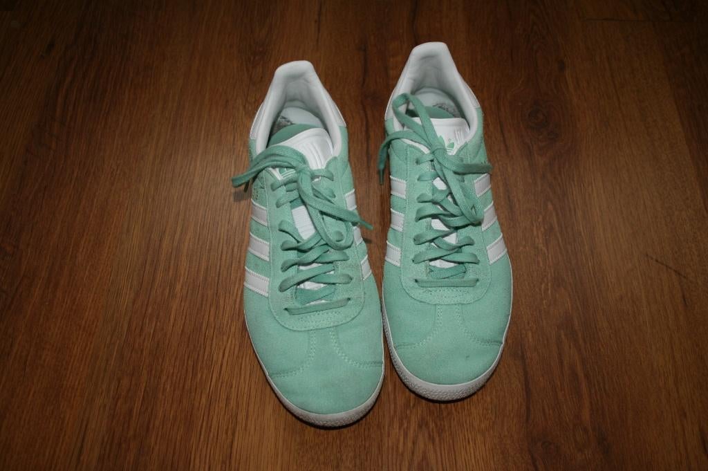 ADIDAS GAZELLE groene suede sneakers mt. 39 1/3, Adidas, Ophalen of Verzenden, Groen, Sneakers of Gympen
