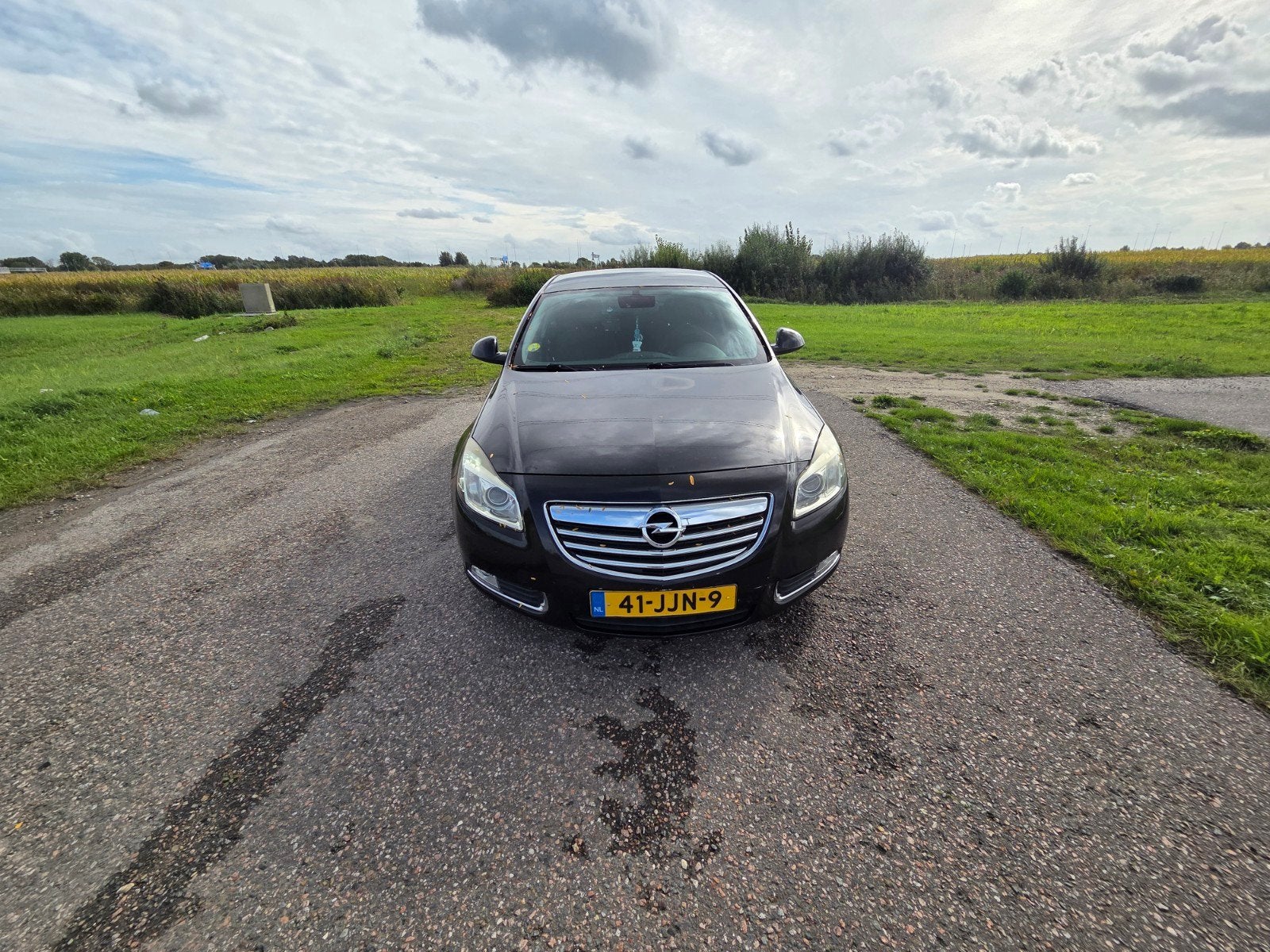 Opel Insignia 1.6 Turbo, Auto's, 4 cilinders, Zwart, Origineel Nederlands, Handgeschakeld