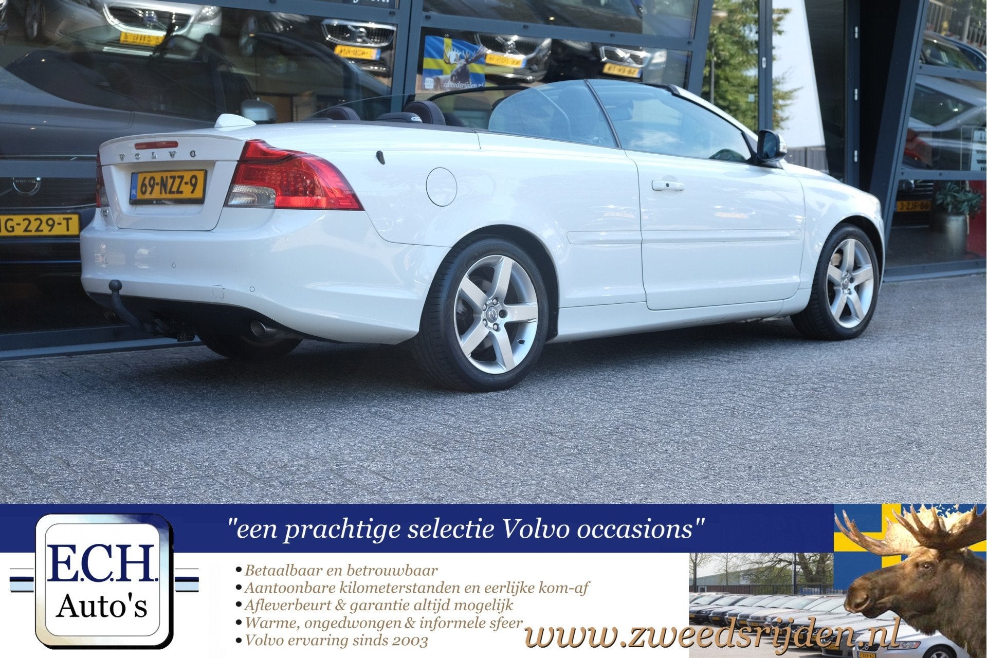 Volvo C70 Convertible 2.0 D3 5cil Automaat Summum (bj 2011), Euro 5, C70, Gebruikt, 197 €/maand