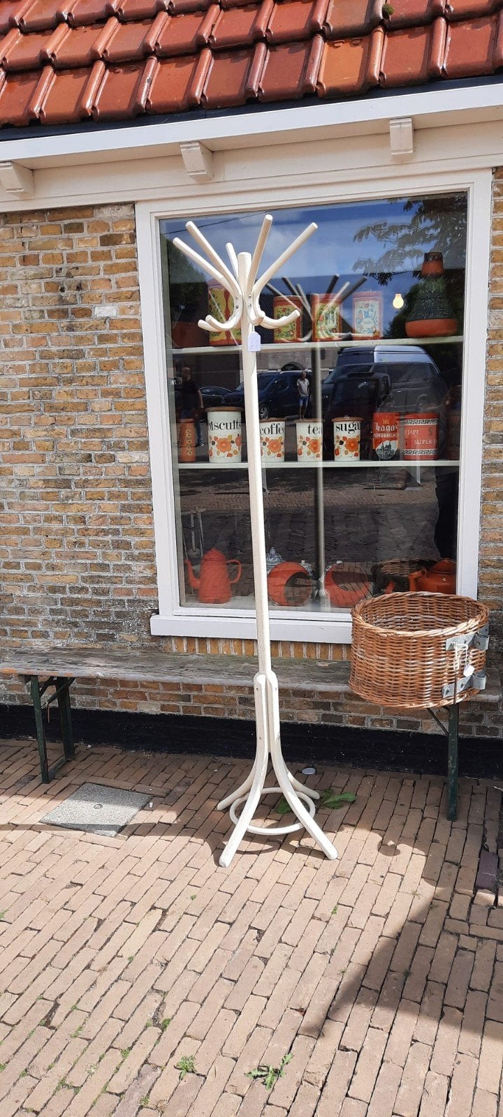 staande thonet stijl kapstok, Ophalen, Gebruikt, Rechthoekig, Hout