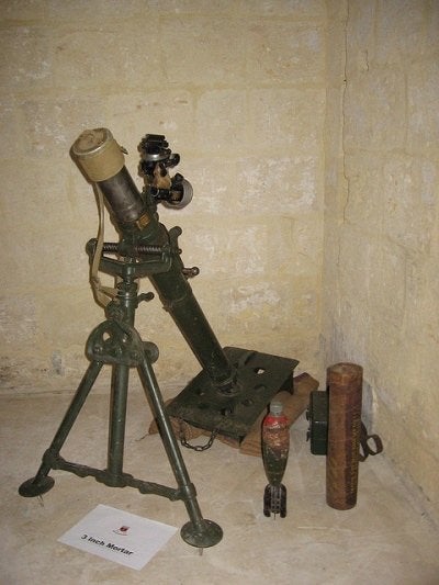British 3” mortar sight Engels 3 inch mortier richtkijker, Ophalen of Verzenden, Landmacht, Engeland