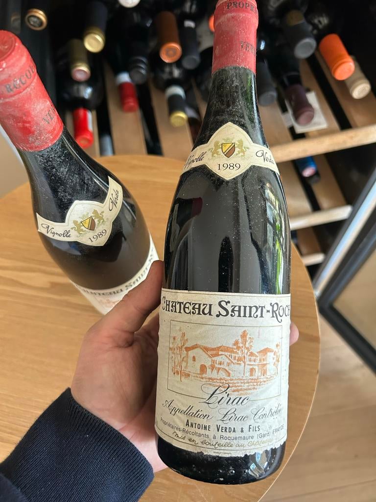 Chateau Saint-Roche | Lirac 1989, Verzamelen, Wijnen, Ophalen, Frankrijk, Nieuw, Rode wijn