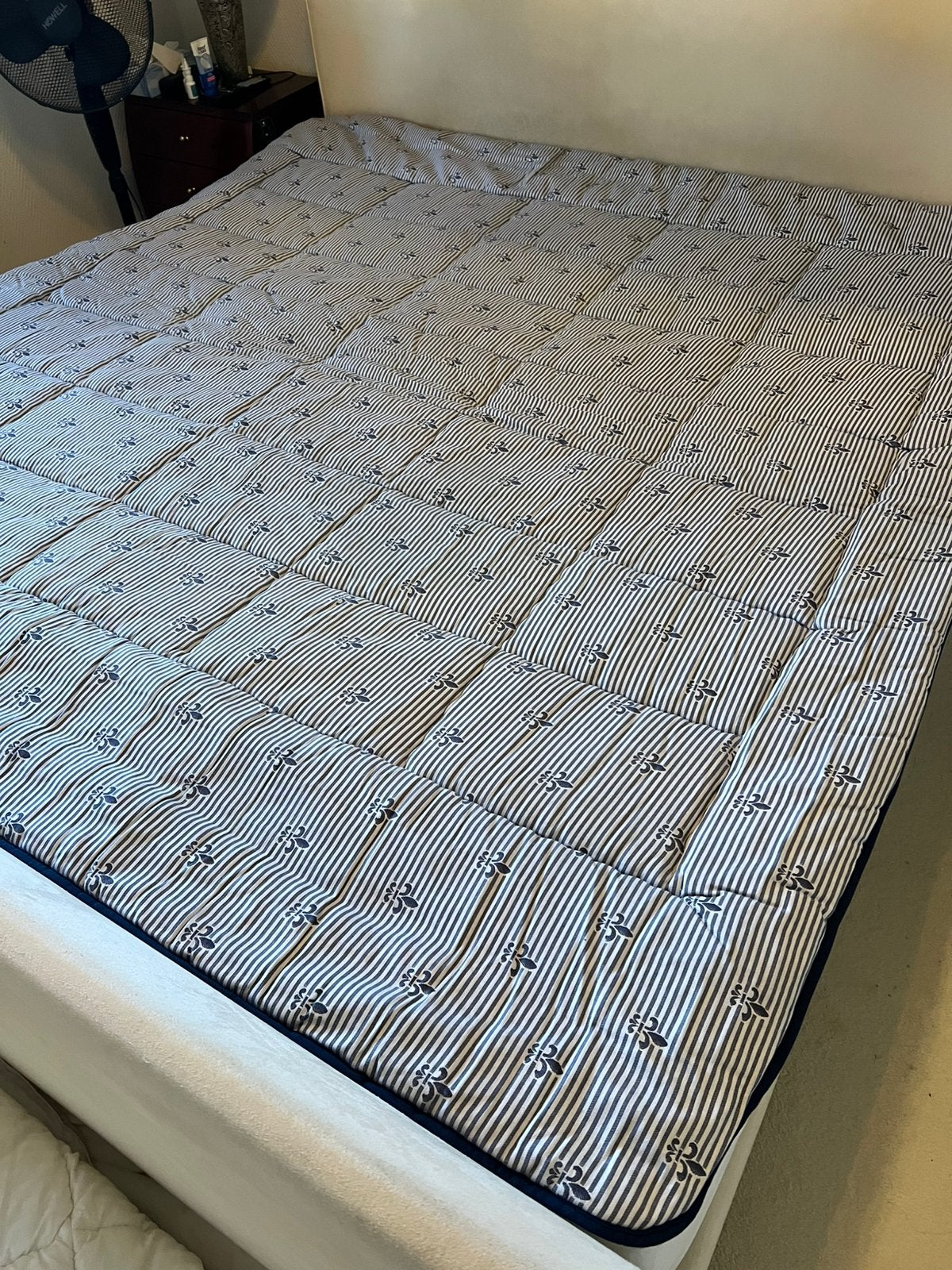 Topper paardenhaar Jensen 200x210, Ophalen, Zo goed als nieuw, Tweepersoons, 180 cm