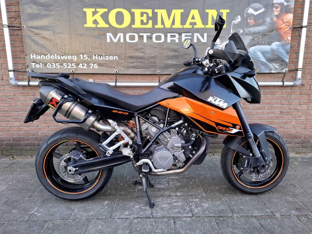 KTM 990 SUPERMOTO T (bj 2009) Akrapovic met zijtassen, 2 cilinders, KTM, Motorrijbewijs A, Bedrijf