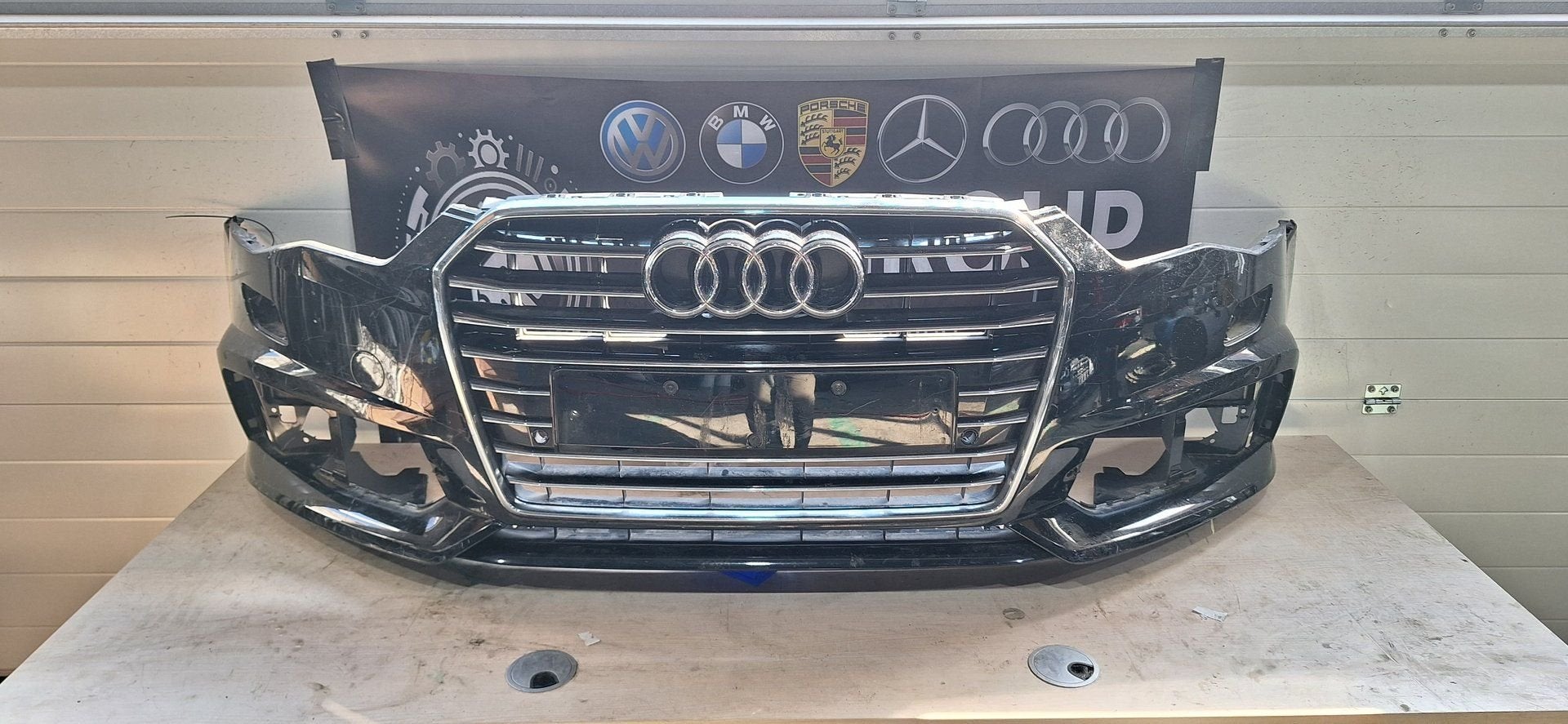 Voorbumper Audi A6 C7 4G Facelift S-Line S6 bj.2014-2018, Gebruikt, -, Voor, -