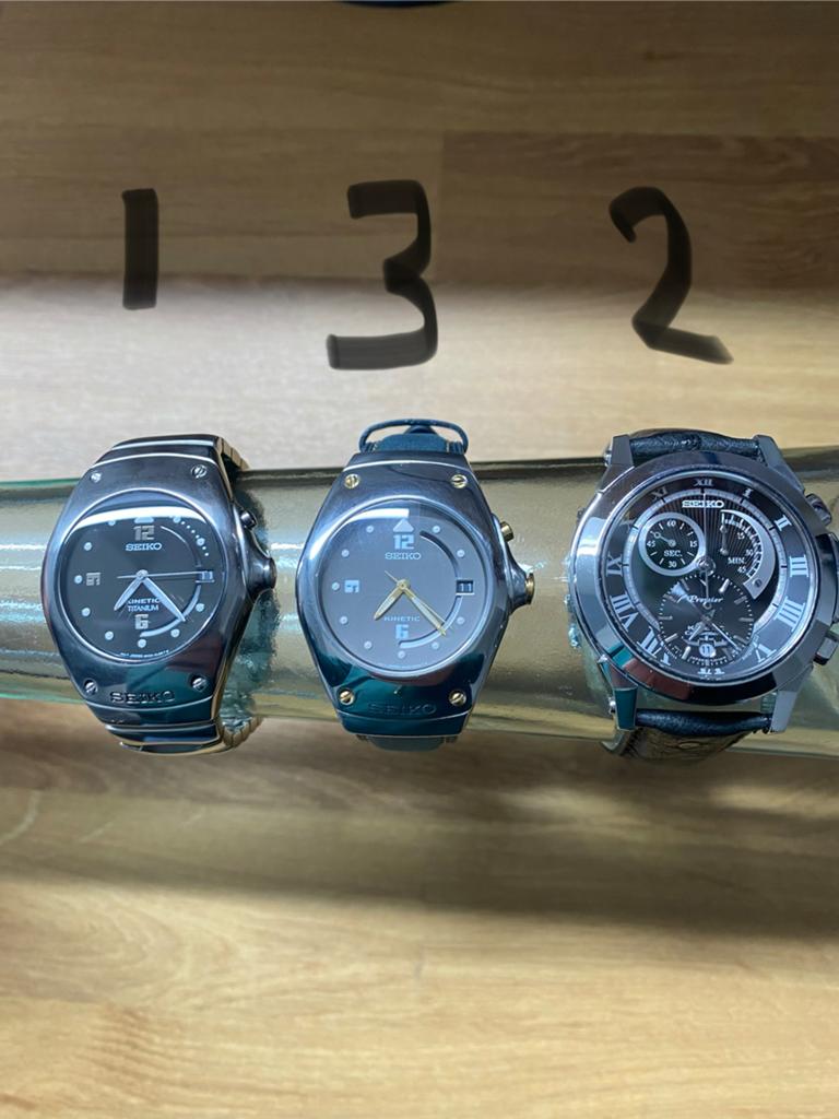 Zeldzaam mooie Seiko Kinetic horloges uit eigen verzameling, Sieraden, Tassen en Uiterlijk, Horloges | Heren, Polshorloge, Ophalen of Verzenden