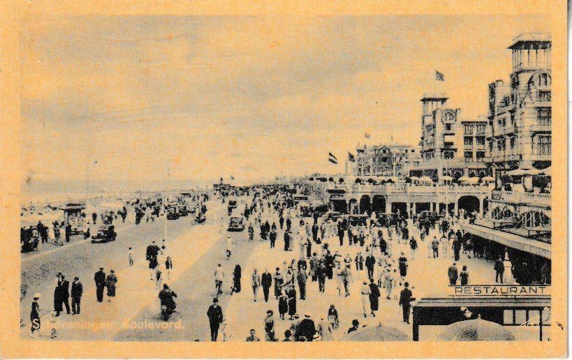 SCHEVENINGEN - BOULEBARD, Ophalen of Verzenden, 1920 tot 1940, Ongelopen, Zuid-Holland