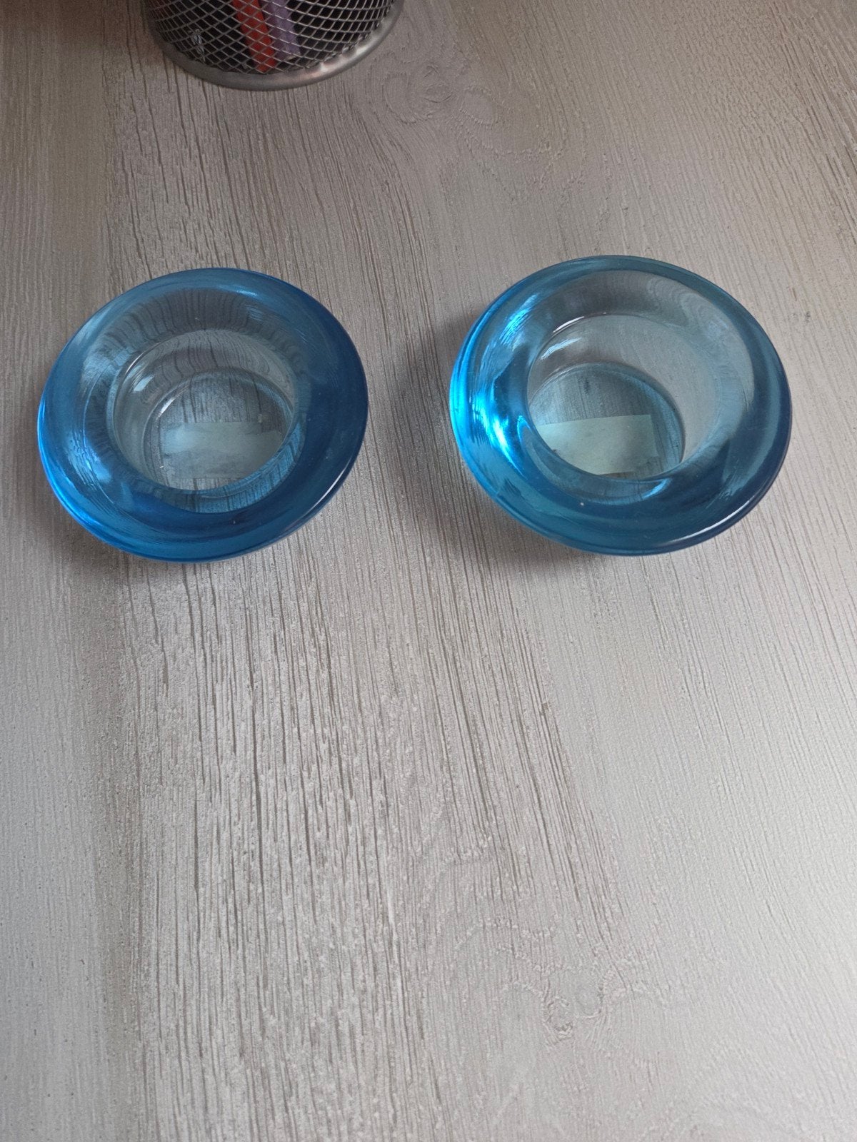 waxinelichtjes, Overige materialen, Gebruikt, Blauw, Ophalen of Verzenden