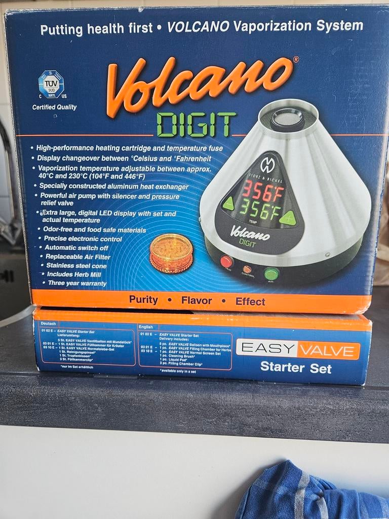 Storz & Bickel Volcano digit vaporizer, Ophalen, Gebruikt, (Water)pijp