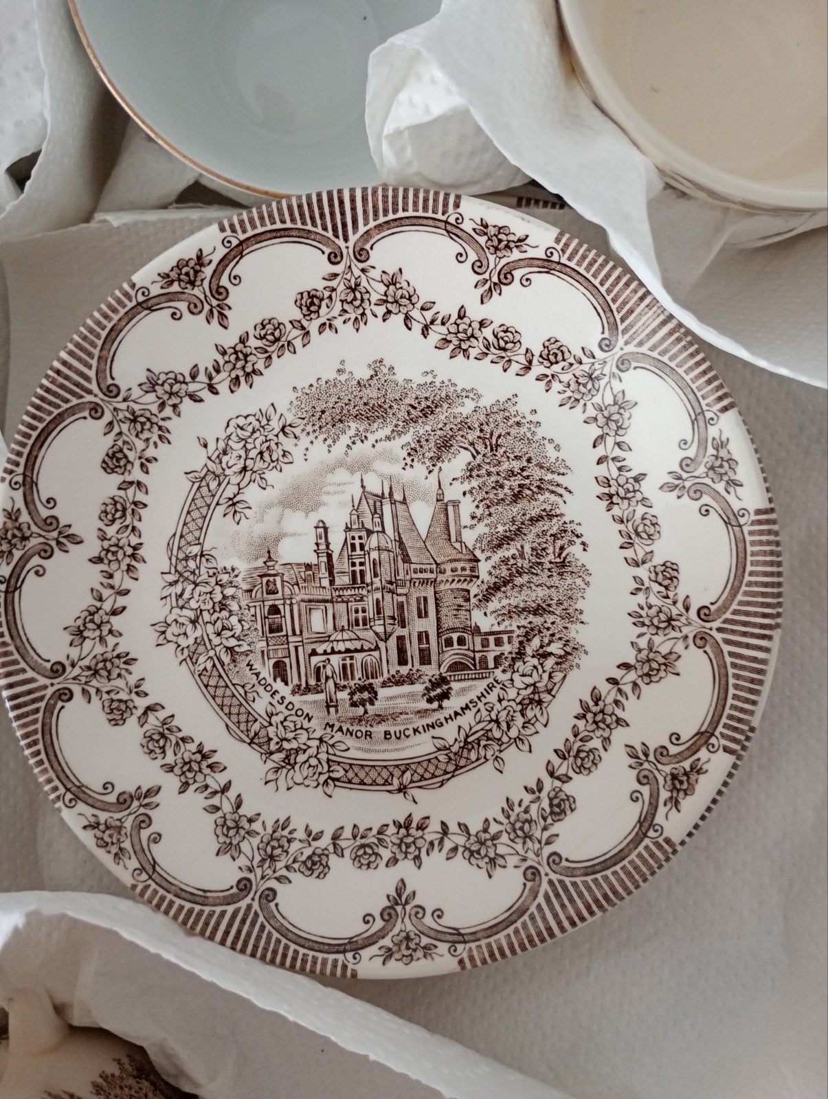 Vintage English Ironstone Servies - Hampton Court Palace, Ophalen