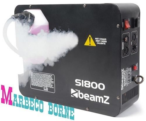 Rookmachine DMX S1800, stand alone incl. afstandsbediening, Rookmachine, Nieuw, Info@marbeco.nl, BeamZ