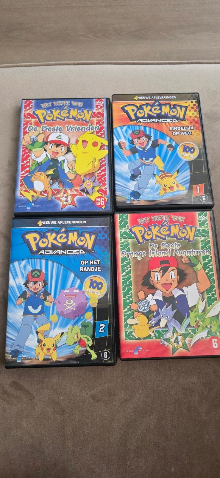 Pokémon Advanced DVD Boxen - Het Beste Van & Op Weg, Ophalen, Gebruikt, Animatie, Alle leeftijden