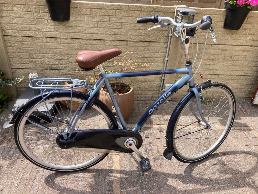 Gazelle herenfiets 28in, Ophalen, Gebruikt, Velgrem, Versnellingen