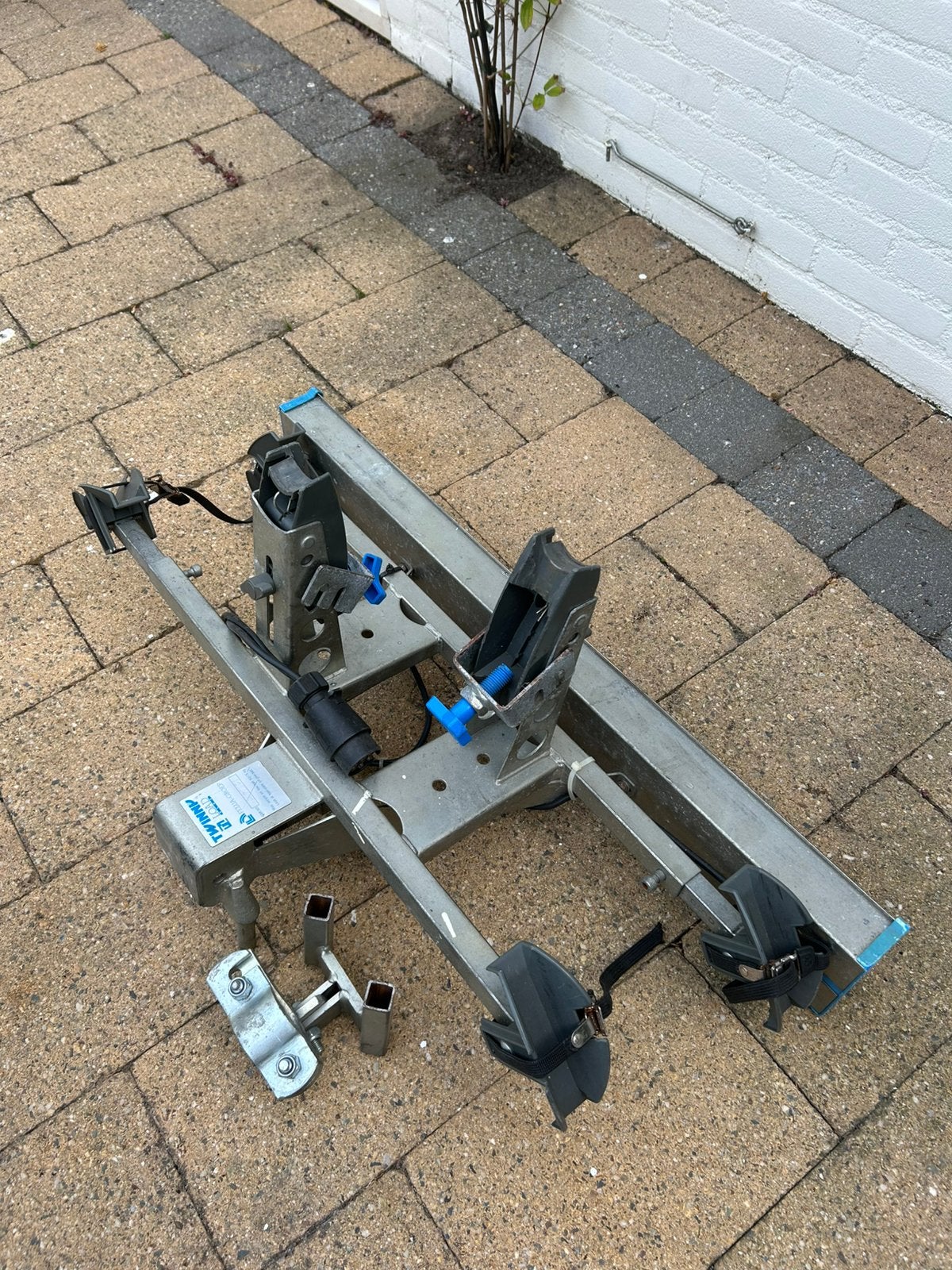 Fietsendrager Twinny Load, Auto diversen, Fietsendragers, Ophalen, 2 fietsen, Gebruikt, Trekhaakdrager