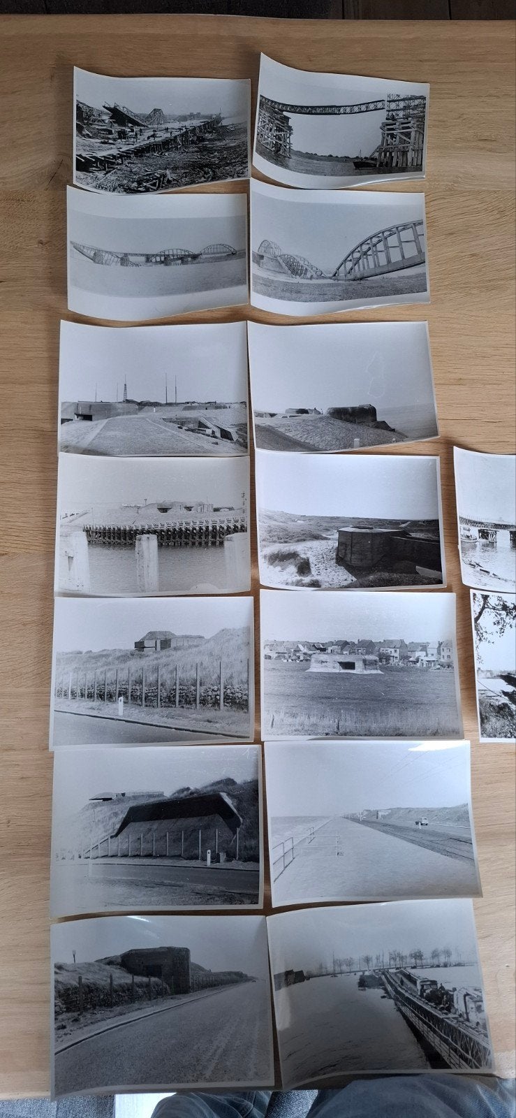 16 oude copy foto's Wehrmacht Frankrijk en Nederland, Verzamelen, Ophalen of Verzenden