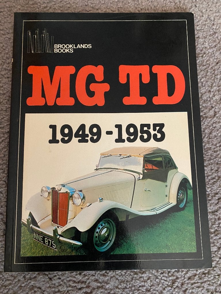 Brooklands Books MG TD 1949 - 1953, Boeken, Ophalen of Verzenden, Gelezen, Overige merken