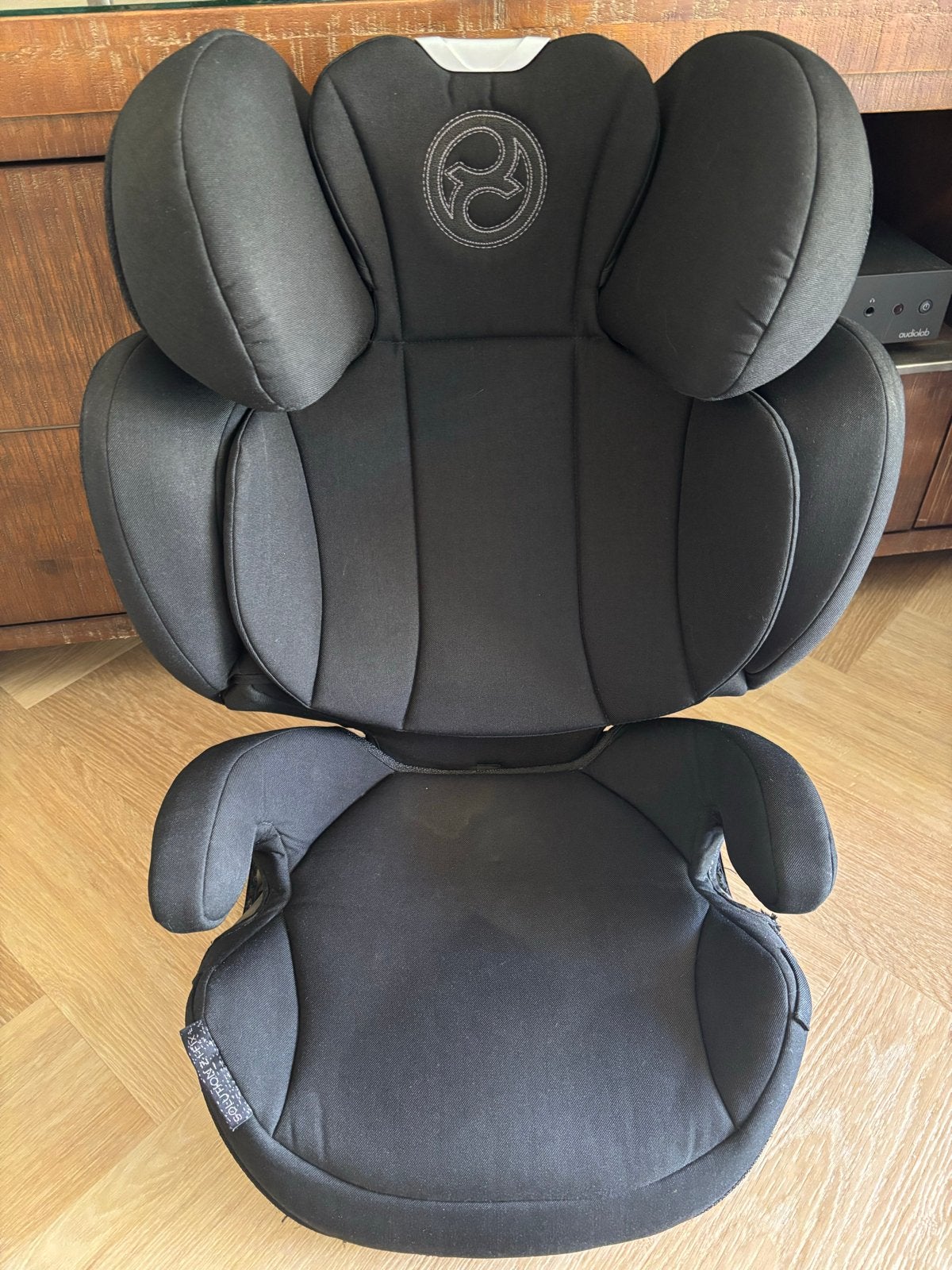 Cybex Solution Z-Fix autostoel - Zwart, Autogordel of Isofix, 15 t/m 36 kg, Verstelbare rugleuning, Zo goed als nieuw