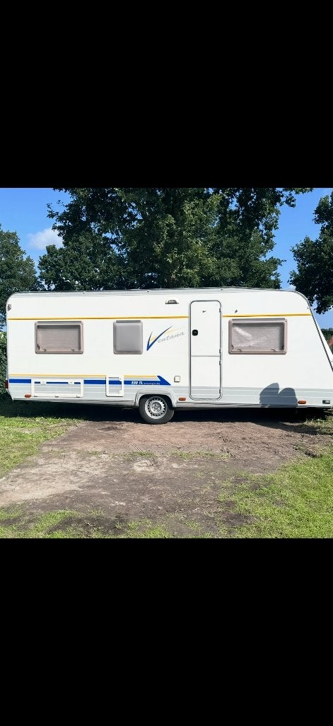 Bürstner Ventana 530 TL (2002) | Compleet | Voortent |, Caravans en Kamperen, Caravans, 2 aparte bedden, Rondzit, Particulier