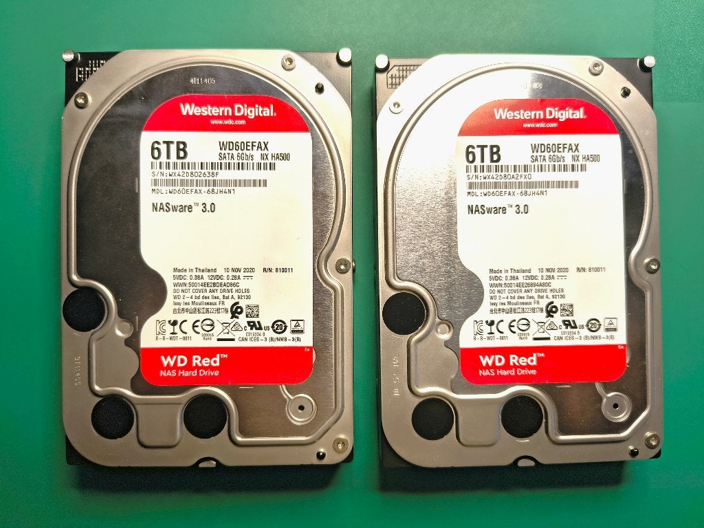 WD Red 6TB Nas Harddisk, Computers en Software, Harde schijven, Intern, Gebruikt, Ophalen of Verzenden, Desktop