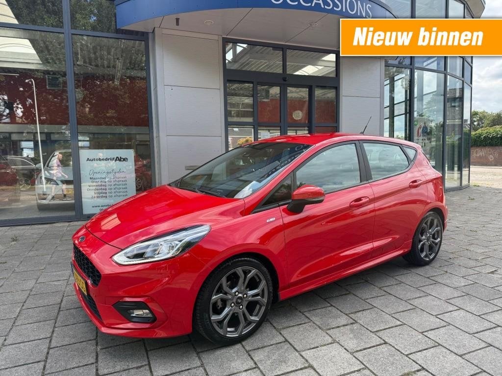 Ford FIESTA 1.0 ECOB.HY. ST-LINE X-LMV-ECC-PDC-NAVI-MILD HYB, Auto's, Voorwielaandrijving, 125 pk, Gebruikt, Huisgarantie